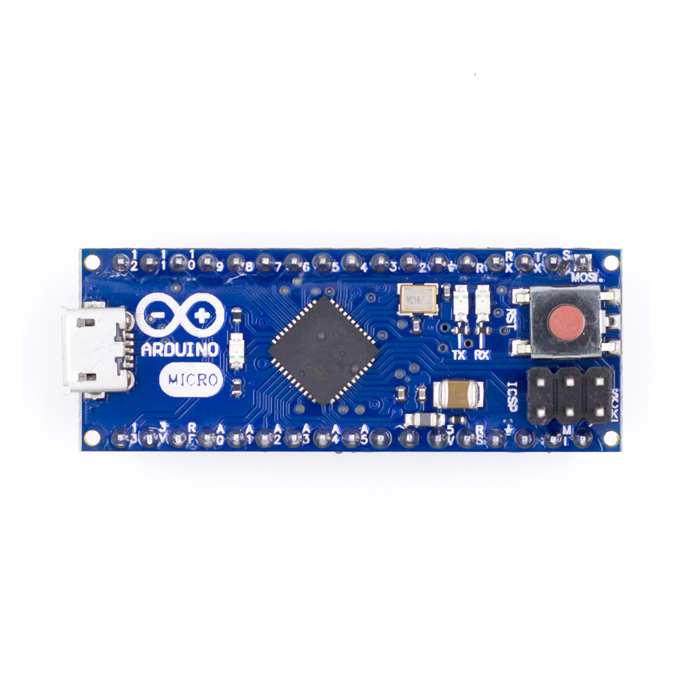 Контроллер Arduino Micro Atmega32u4, 5в 16Мгц, с кабелем
